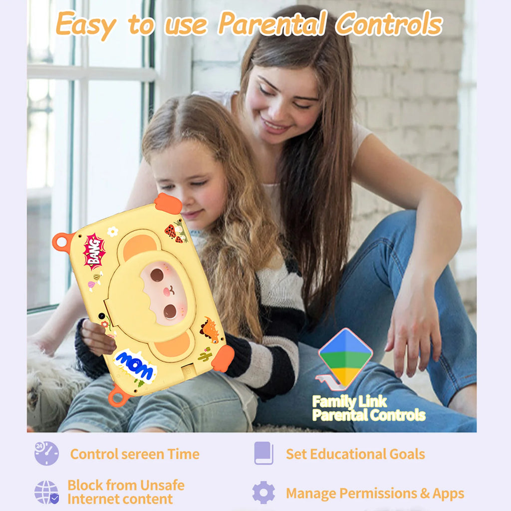 2026 Global Version 7 Inch 5G WiFi Kids' tablet Quad Core 4GB RAM 64GB ROM Dual Cameras Children's Gifts Tablets Android 13.0