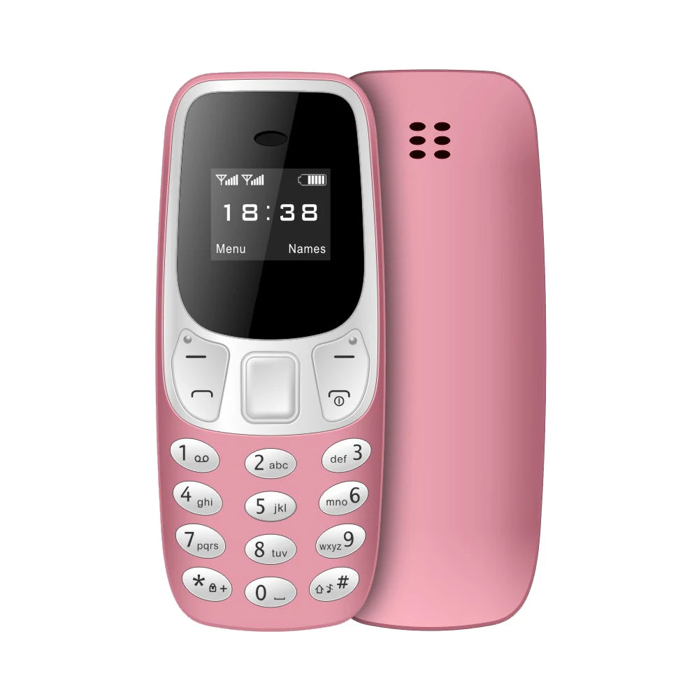 SERVO BM10 Mini Mobile Phone 2 SIM Card Bluetooth Earphone Voice Changer Dialer Low Radiation Sound Recording Small Cellphone