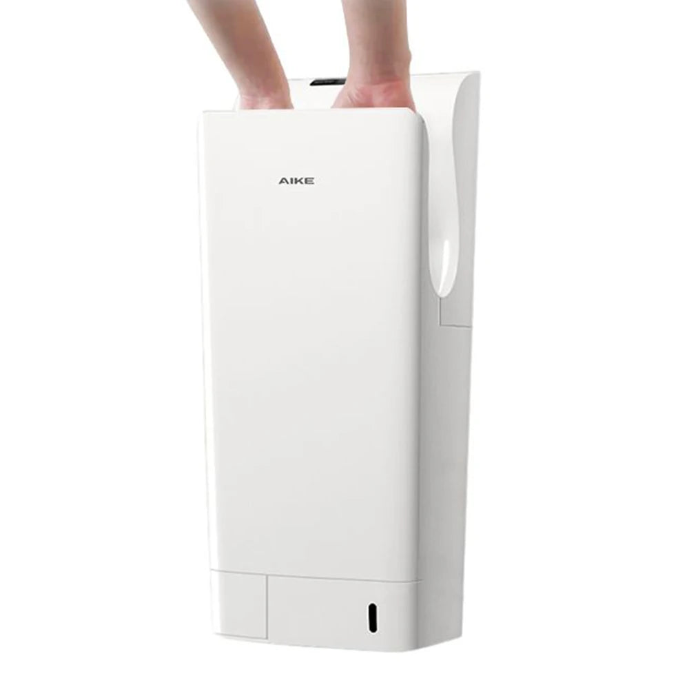 AIKE 7-10s Bathroom Vertical Hand Dryer Automatic High Speed Hand Dryer with UV Germicidal Lamp HEPA Filter and Brushless Motor