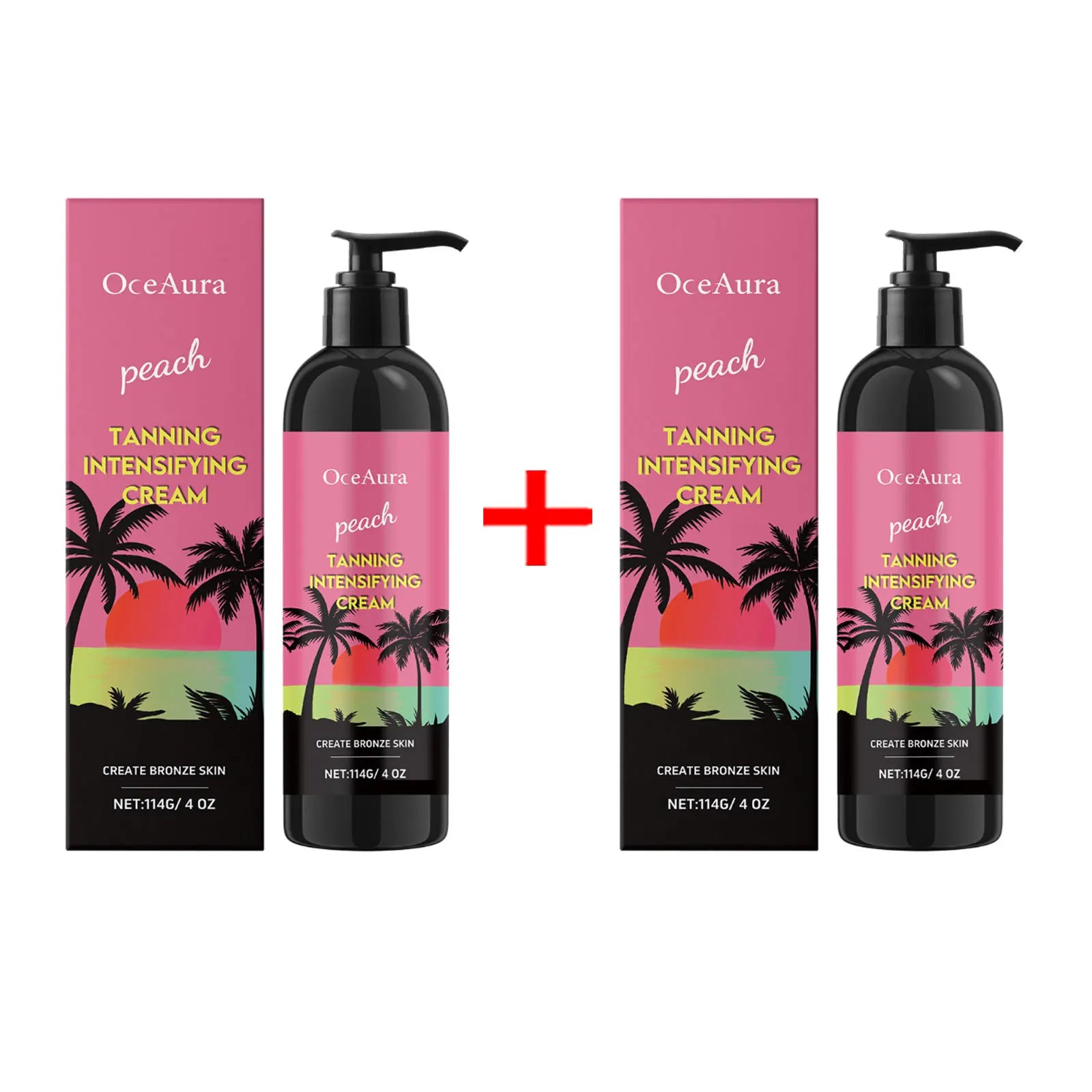Peach Self Tanner Cream Enhancing Bronzing Boosting Darkening Sunless Tanning Sun Kissed Tone Hydrating Watermelon Bronzer Cream