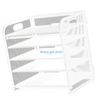 C7AB Multifunction File Letter Tray Organizers with Sliding Drawer and 2 Pen Holder, Space Saving Office Desk Organizers