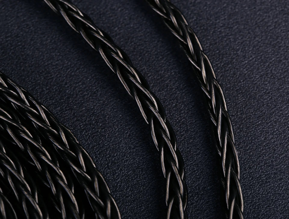 OPENHEART 16 Core Headphone Cable 1 to 2 jack dual 3.5/2.5/4.4mm/XLR Balance Cable For HIFIMAN DENON Replacement Cable 2m 3m
