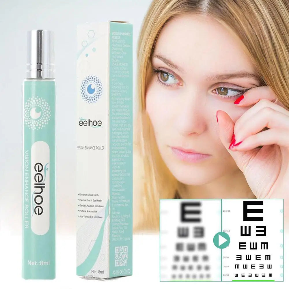 NEW High-end 8ml Quickly Restore Vision Enhance Roller Promotes Clearer Eyesight Mild Relax Massage Fatigue Relief For Eye Care