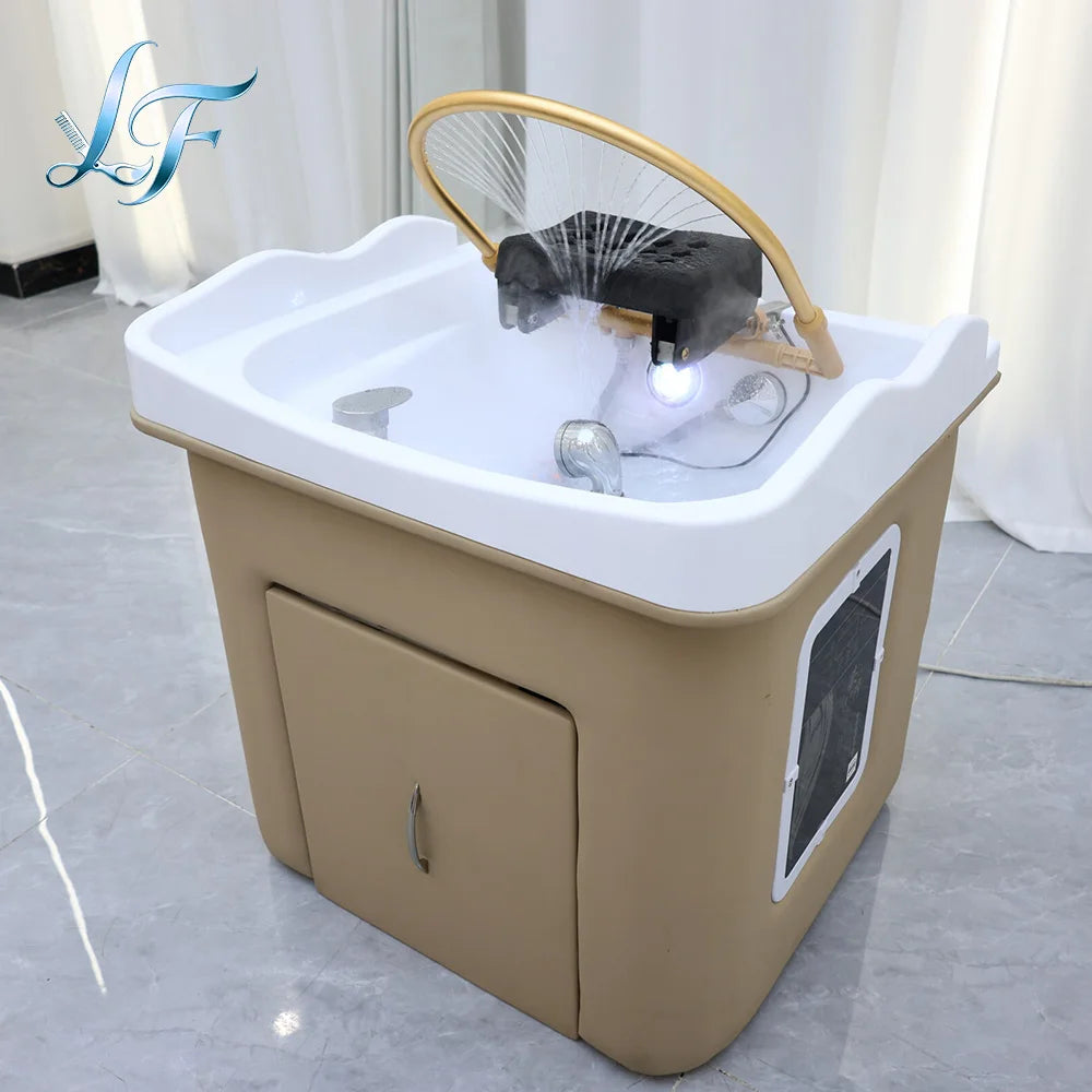 Hair Wash Water Tank Portable Shampoo Bed Acrylic Bowl Sink Hair Care and Styling Appliances for Beauty Salon