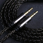 OPENHEART 16 Core Headphone Cable 1 to 2 jack dual 3.5/2.5/4.4mm/XLR Balance Cable For HIFIMAN DENON Replacement Cable 2m 3m