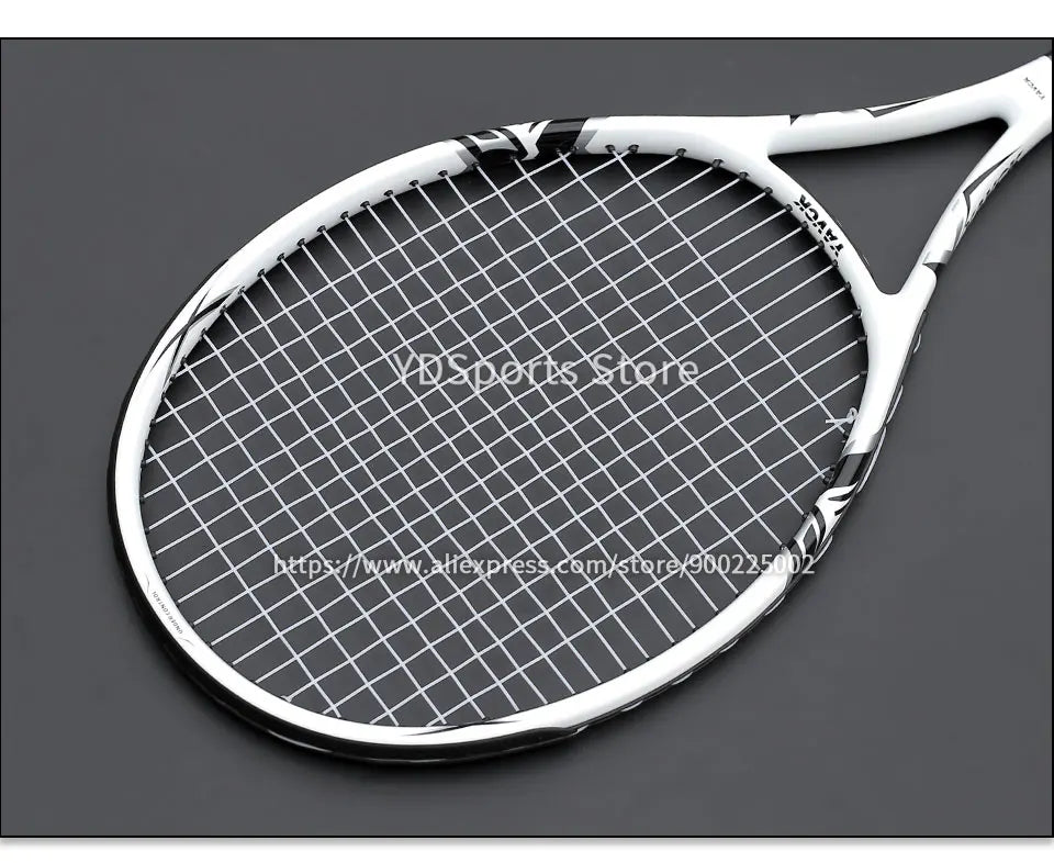 Professional Unisex Carbon Fiber Tennis Racket With Bag Training Paddle Rackets For Adult Men Women Ultra Light Racquet