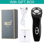 MINI HIFU 4th Generation Lifting Machine EMS Warm Ultrasound Facial Eye Massage Instrument Skin Firm Home Use Spa Beauty Devices