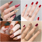 Nail Gel Polish Kit With LED Nail Lamp Semi-Permanent 27 Colors Soak Off Base&Top Coat Varnish Manicure Set For Nails Salon Kit