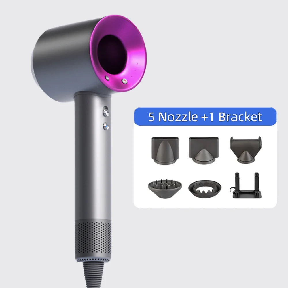 1600W Professional Hair-care Negative Ion Hair dryer 220V Leafless Hairdryer High Speed household Blow Dryer Salon Style Tool