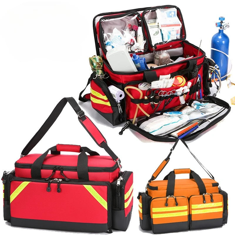 Outdoor 1200D Waterproof Large Capacity First Aid Kit Tear Resistant Oxford Cloth Medical Emergency Kit Ürün ana görseli