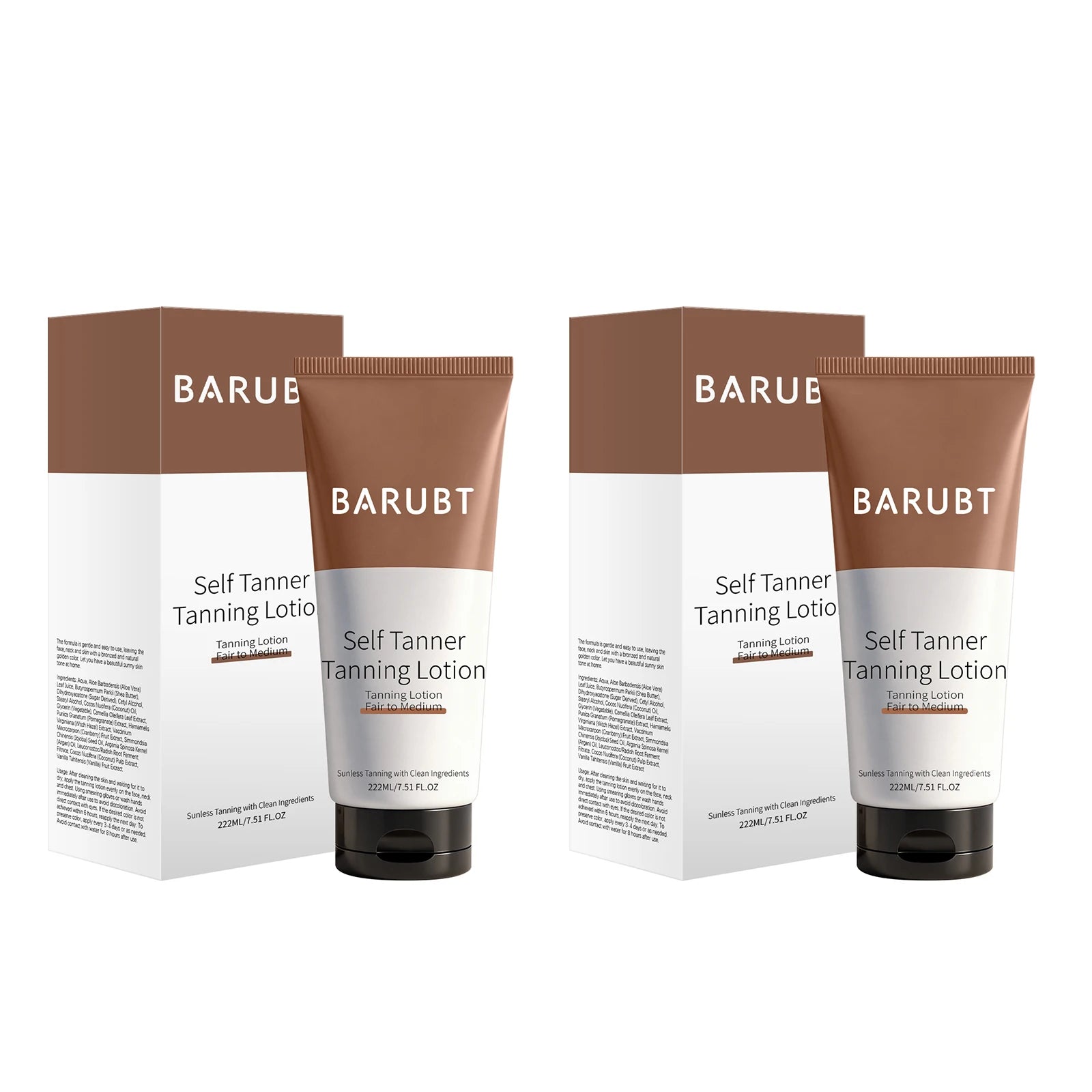 Self-Tanning Cream Intensive Tanning UV Protective Waterproof Long Lasting Sunless Even Skin Tone Moisturize Body Bronzer Lotion