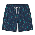 DATIFER 2026 latest Fashion Mens Shorts Polyester Long Liner 2 in 1 Traje De Baño Hombre Side Zipper Pocket Beach Gym Swimsuits