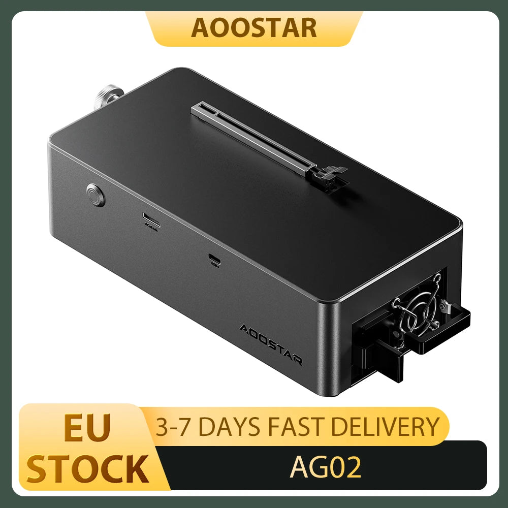 AOOSTAR AG02 eGPU Dock with Oculink & USB4 Port, 100W Reverse Charging, Built-in 800W Power Supply, Supports TGX Interface Hot-s Ürün ana görseli