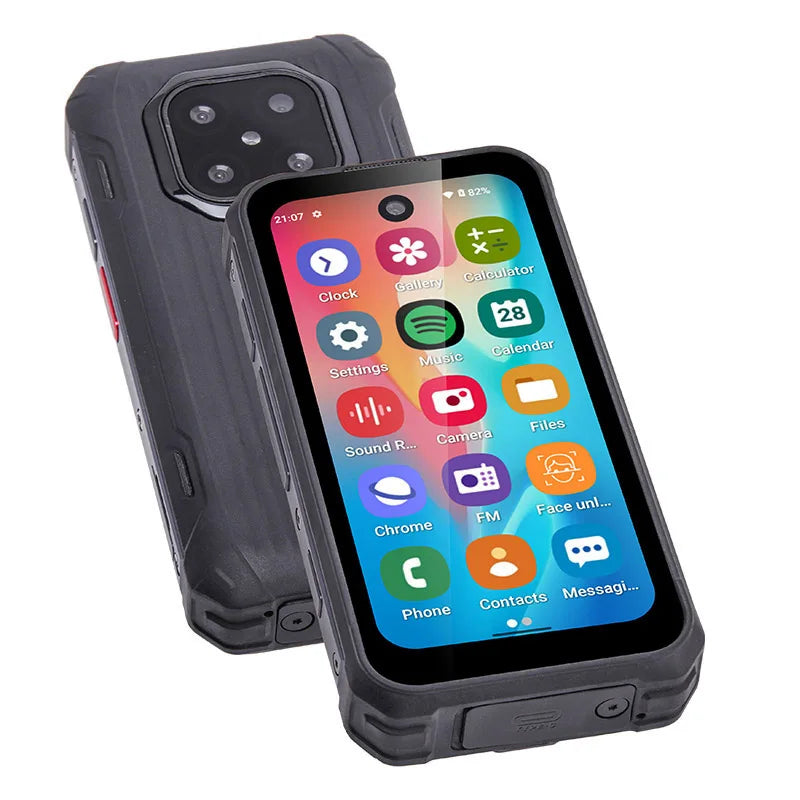 SOYES MAXo 4G Mini Rugged Smartphone 3.88“ IPS Screen IP68 Android12 6GB +128GB Small Phone 3000mAh Face ID Unlock Mobile Phone