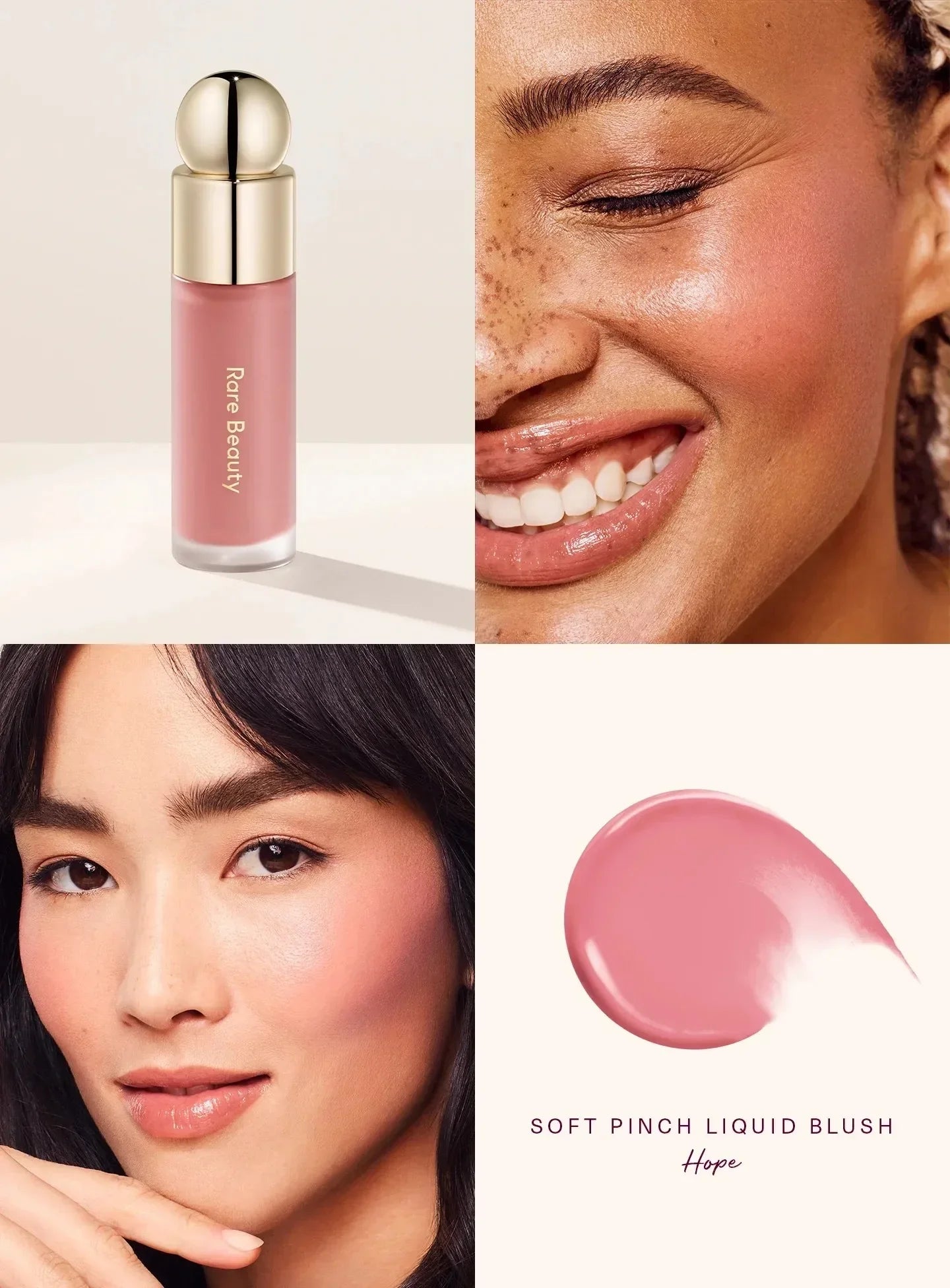Rare Beauty Light Silky Touch Highlighter Soft Pinch Liquid Blush Positive Light Lqiuid Luminizer Stay Vulnerable Melting Blush