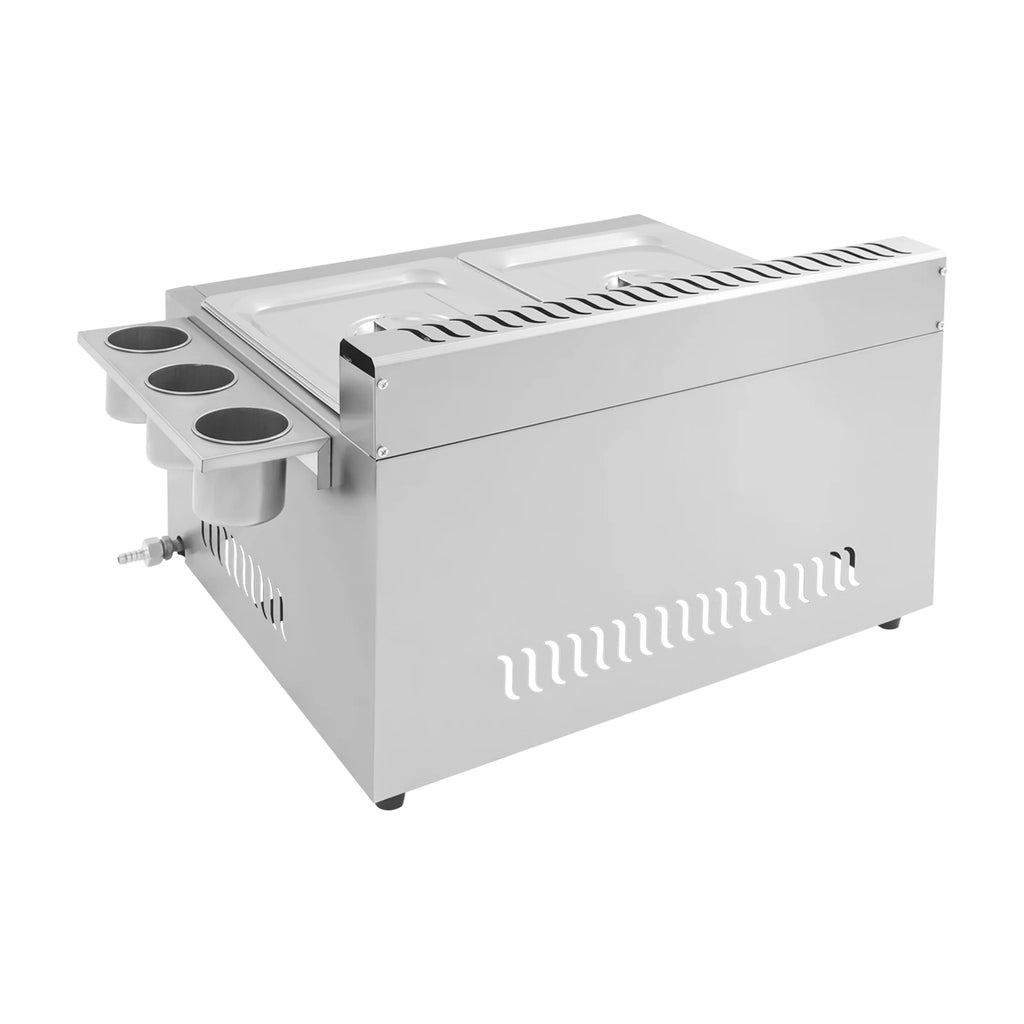 Dual Tank Commercial Gas Deep Fryer Stainless Steel 2x6L Capacity 50-380°C Temperature Control Restaurant Fast Food Snack Shop