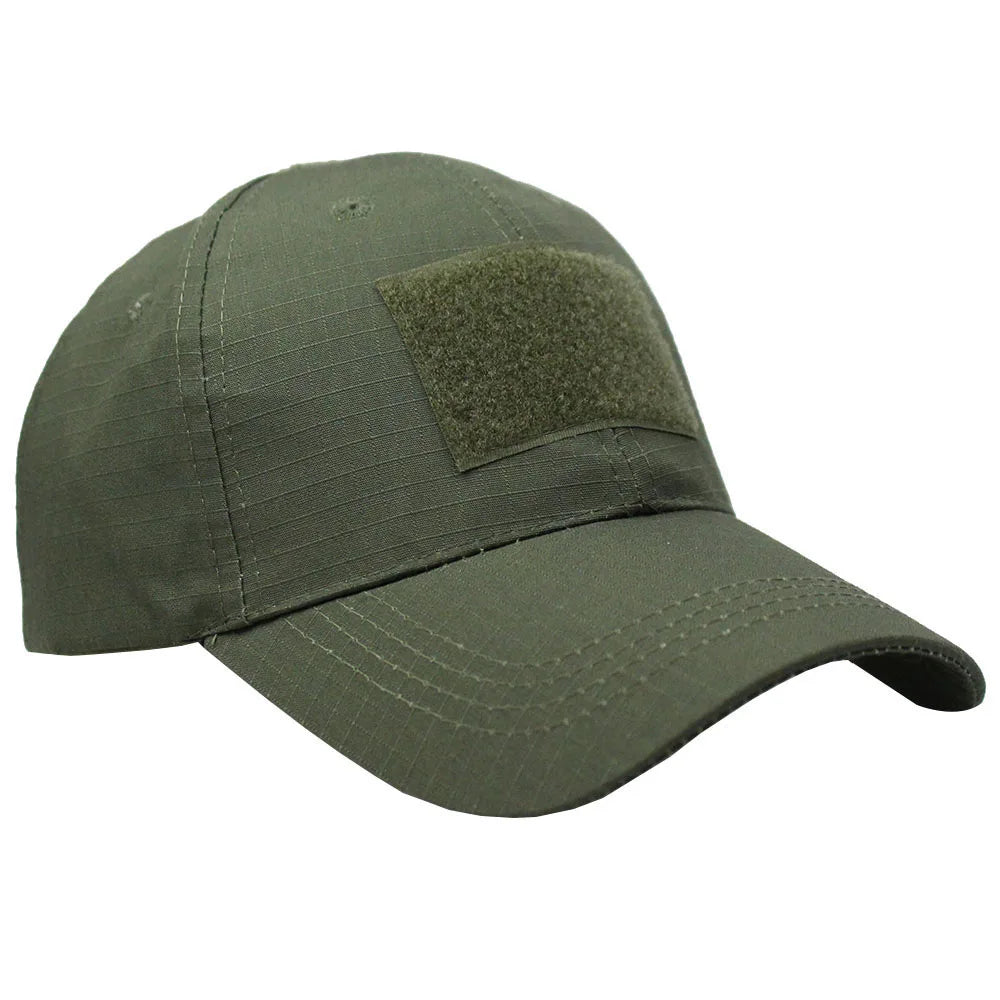 Tactical Camo Baseball Cap Adjustable Military Hat Special Forces Style Baseball Cap Outdoor Sun Protection Camouflage Hat