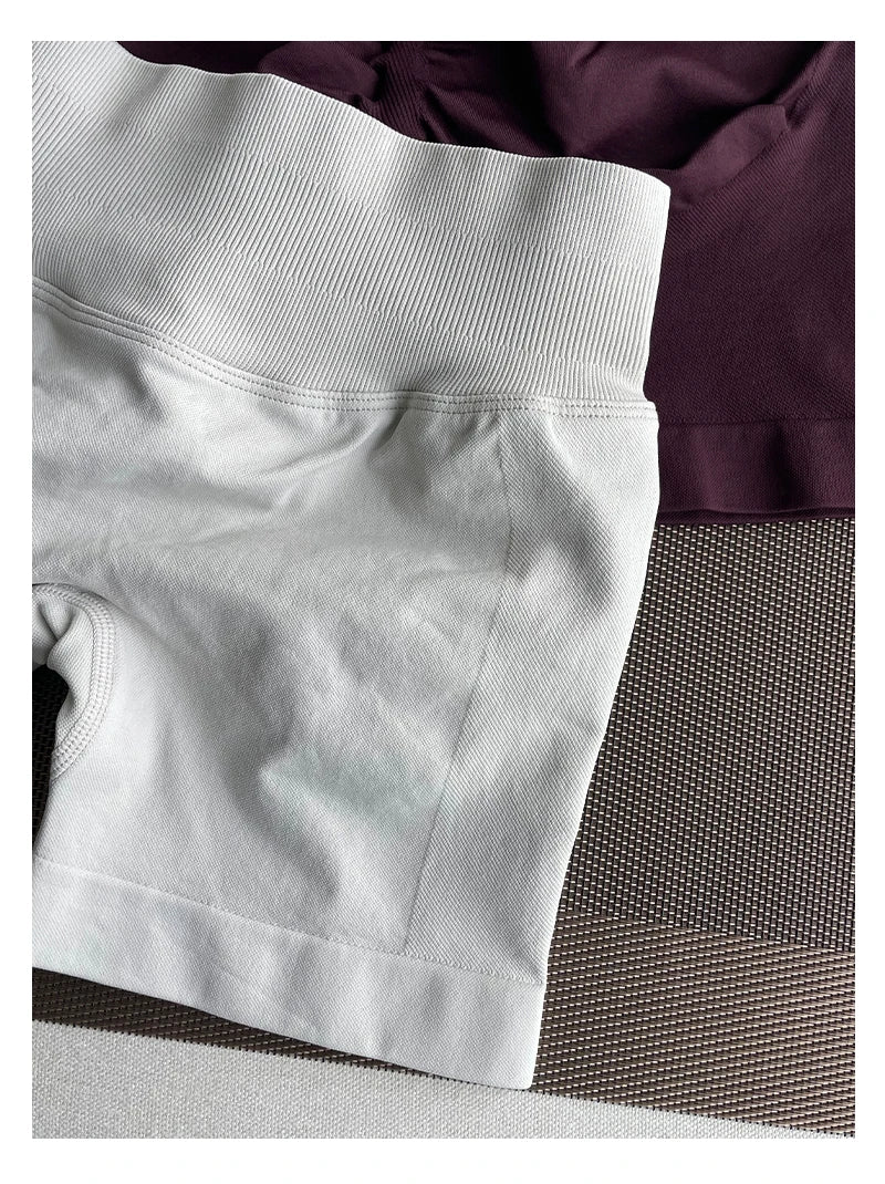 TKITK Shorts Seamless Yoga Pants Women's Fitness Outfits Shark Bite Shorts for Gym Running Cycling Bike Wear Leggings