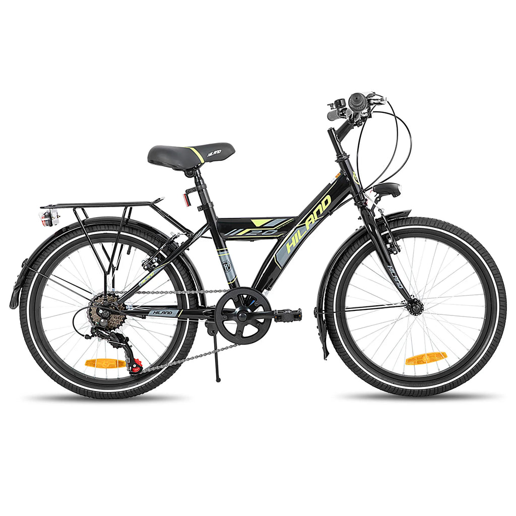 Hiland 20/24 Inch Children's Mountain Bike for Children Boys Girls from 6-10 Years with Shimano 6 Speed Gears