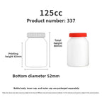 New HDPE 200ml 90 Capsules DHA Vitamin Tablets Deep Sea Fish Oil Capsules Food Grade Health Supplement Bottle