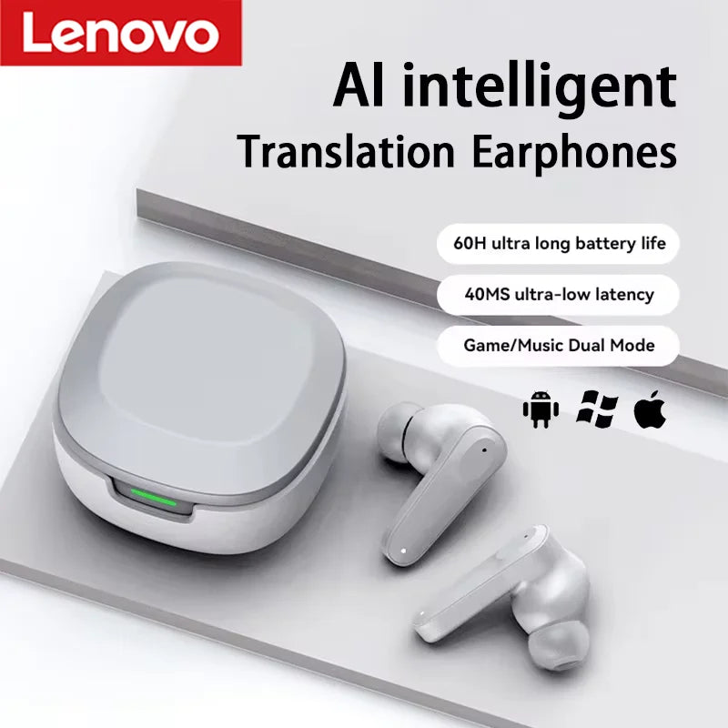 Lenovo AI Intelligent Translation Bluetooth Headset Support Multi-Language Wireless Earphone In-Ear Business Headphones With APP Ürün ana görseli