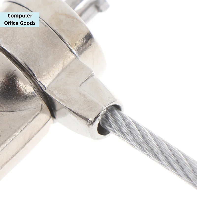 【4 Digit Security Password Computer Lock Anti-theft Chain For Notebook PC Laptop】