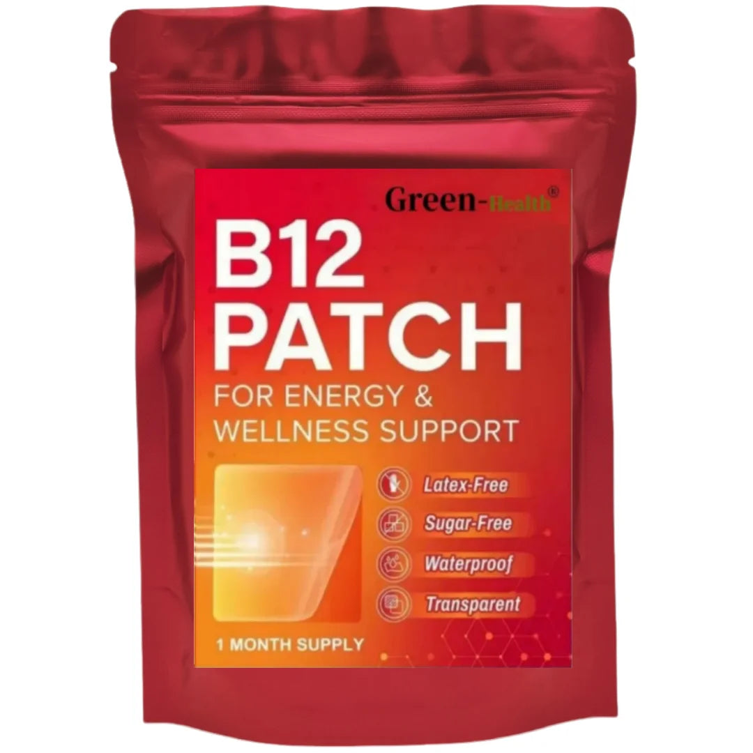 Daily B12 Patch Transdermal Self-Adhesive Natural Blend 30 Count for 1 Month Supply of Vitamin B12 Patches Ürün ana görseli
