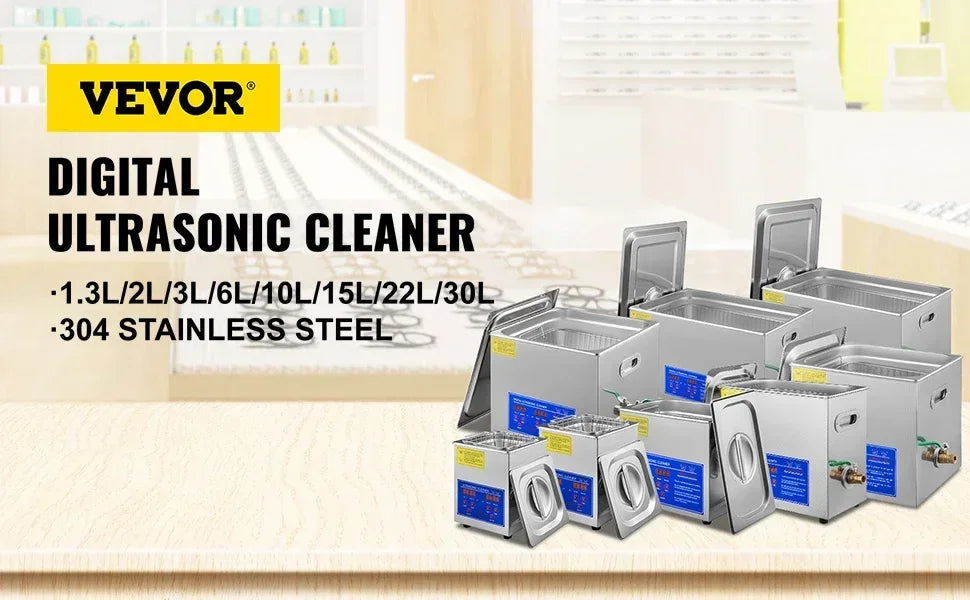 SIHAO 1.3L 2L 3L 6L 10L 15L 22L 30L Ultrasonic Cleaner Lave-Dishes Portable Washing Machine Diswasher Ultrasound Home Appliances