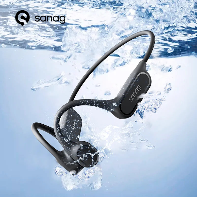 Sanag B33S Bone Conduction Bluetooth Earphones Open Ear IPX8 Swimming Headphones Choice 32GB Memory Wireless Headset MP3 Earbuds Ürün ana görseli