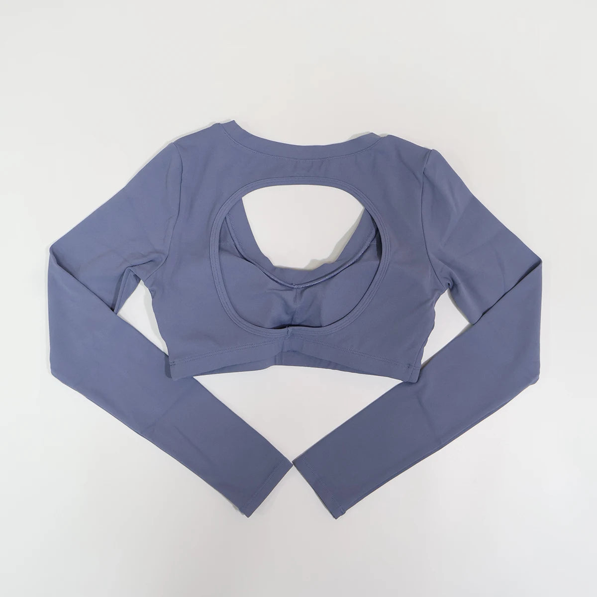 New Summer Women's Backless Long Sleeved Yoga Top Breathable Soft Sportswear for Gym Training Comfortable Fitness Clothing Woman