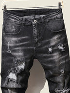 Fashion Men's Jeans Pants Stretch Blue Skinny Jeans For Men Casual Slim Fit Denim Pants Korean Style Male Trousers Jeans