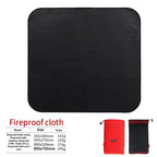 New Outdoor Camping Fireproof Cloth Picnic Barbecue Insulation Mat Flame Retardant High Temperature Fire Blanket Fiberglass Mat