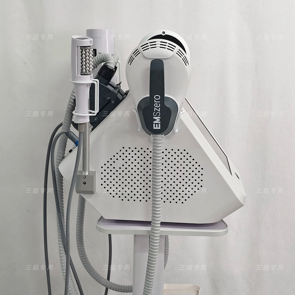 New Myoslim Desktop RF Body Shaping Machine Pro Roller Massage Magnetic Slimming EMS Fat Reduction Weight Loss White Equipment