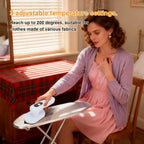 Cordless Clothes Dry Iron Rapid Heating Folding Small Portable Handheld Iron Wrinkle Remover for Home Travel Dry Iron
