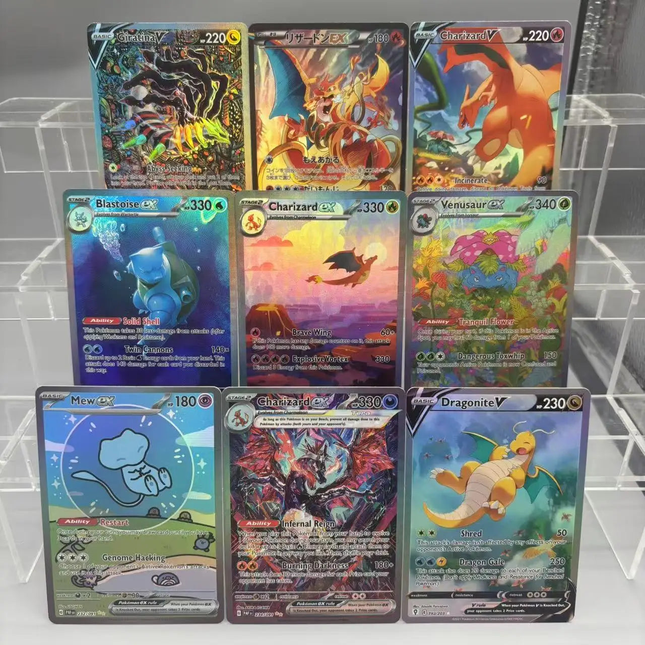 DIY PTCG Collection Cards Charizard Blastoise Venusaur ex Giratina Self Made Single Card Classic Game Anime Card Gift Toy Ürün ana görseli