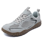 Unisex Wide Width Hiking Shoes Breathable Mesh Outdoor Trekking Sneakers Anti Slip Rubber Sole Walking Trainers Summer Autumn