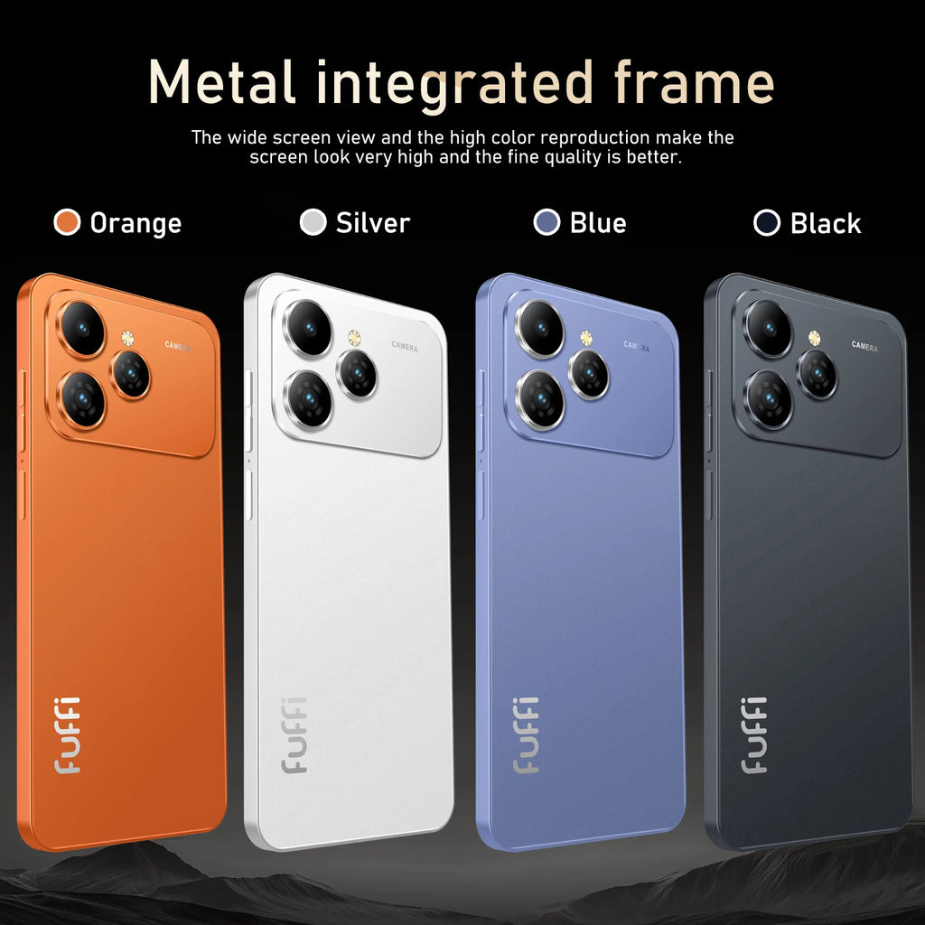 FUFFI Global Vision i17 Pro Max Smartphone Android 8GB RAM 256GB ROM 6.56 Inch Phone 720x1612HD 24+48MP 5G Network Mobile Phones