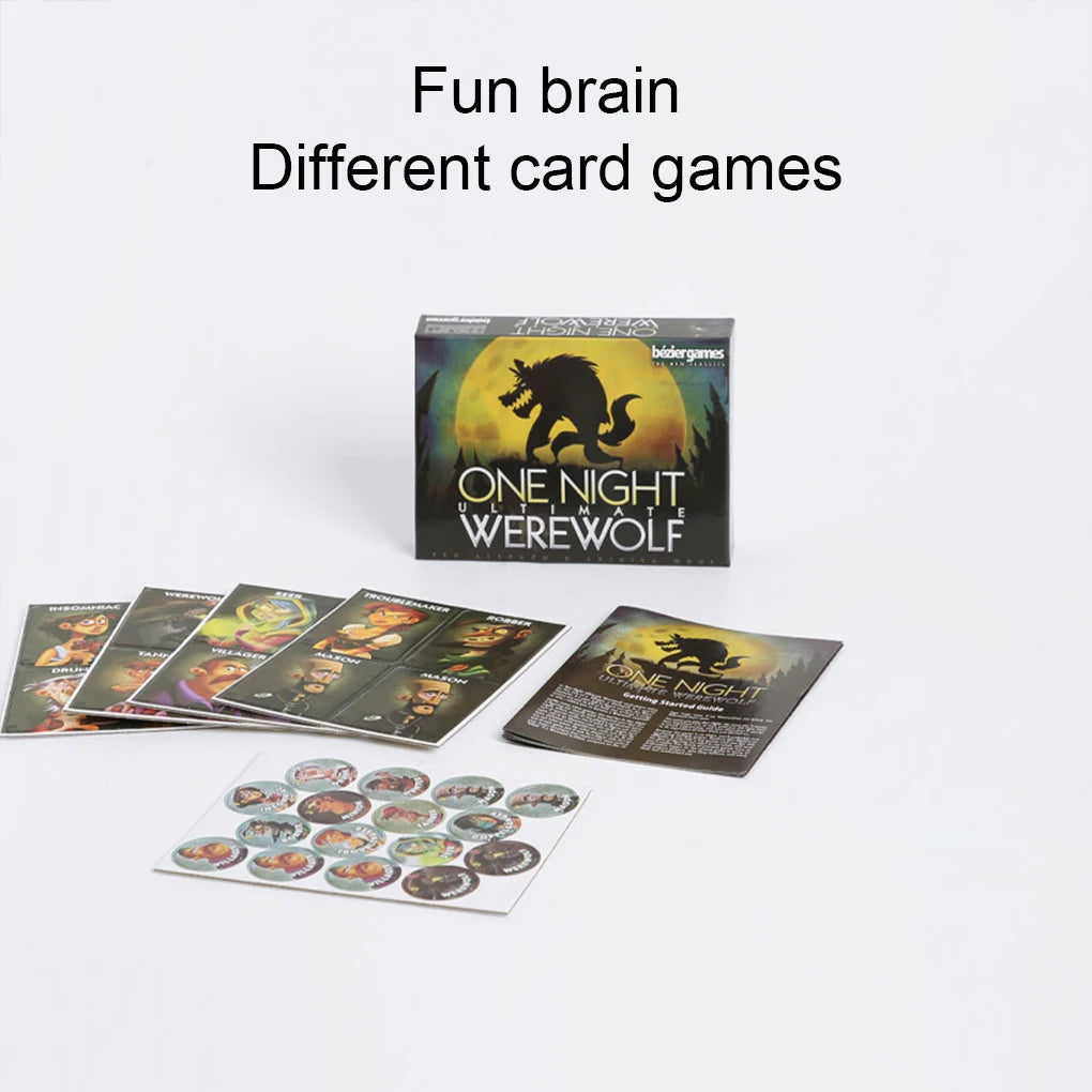 Board Games One Night Ultimate Werewolf Game Card Daybreak Vampire Alien Bonus Roles Party Home Playing Cards Paper Game Card