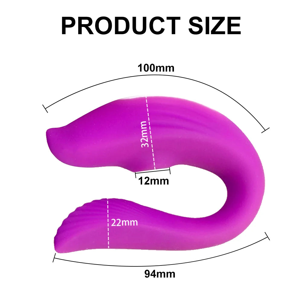Powerful Sucking Wireless Remote Vibrator Wearable U Shaped Dildo Massager Dual Clit Stimulation Couple Adult Sex Toys for Women