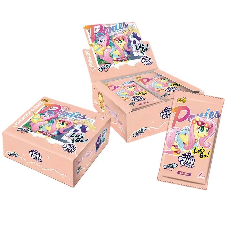KAYOU Genuine New My Little Pony Friendship Eternal Star Bag 2 Rhythm Moon AR Gilded Decoration OR Collection Card Gift
