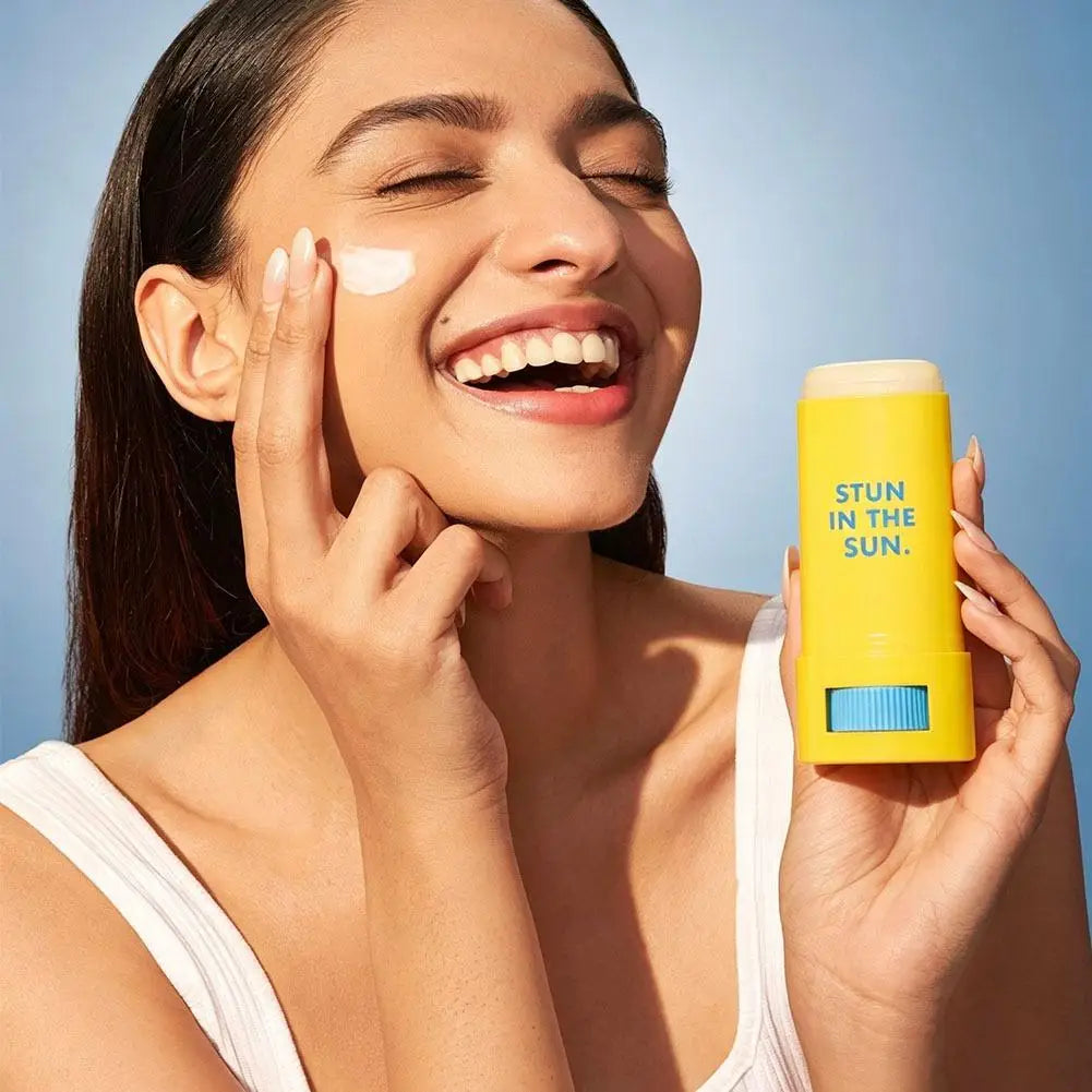 SPF50+ Matte Sunscreen Stick - Waterproof, Refreshing, Hydrating, UV Protection Sunblock Isolation Cream for Face Body Daily Use