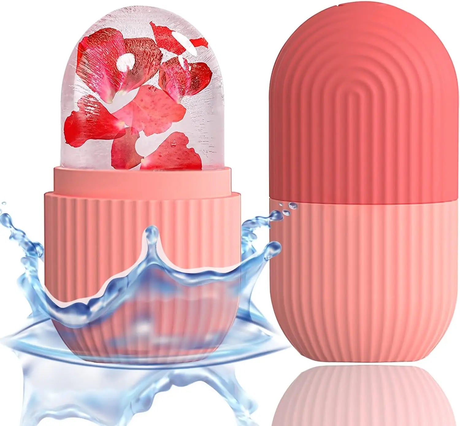 Silicone Ice Face Roller Contour and Shrink Pores,Remove Dark Circles,Massage Skin Beauty Facial Roller for Eyes,Neck,Care Tool Ürün ana görseli