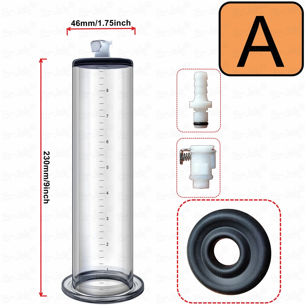 Acrylic Penis Pump Manual Penis Enlarger Sex Toy For Man Vacuum Pump Male Masturbation Penis Enlargement Trainer Adults Product