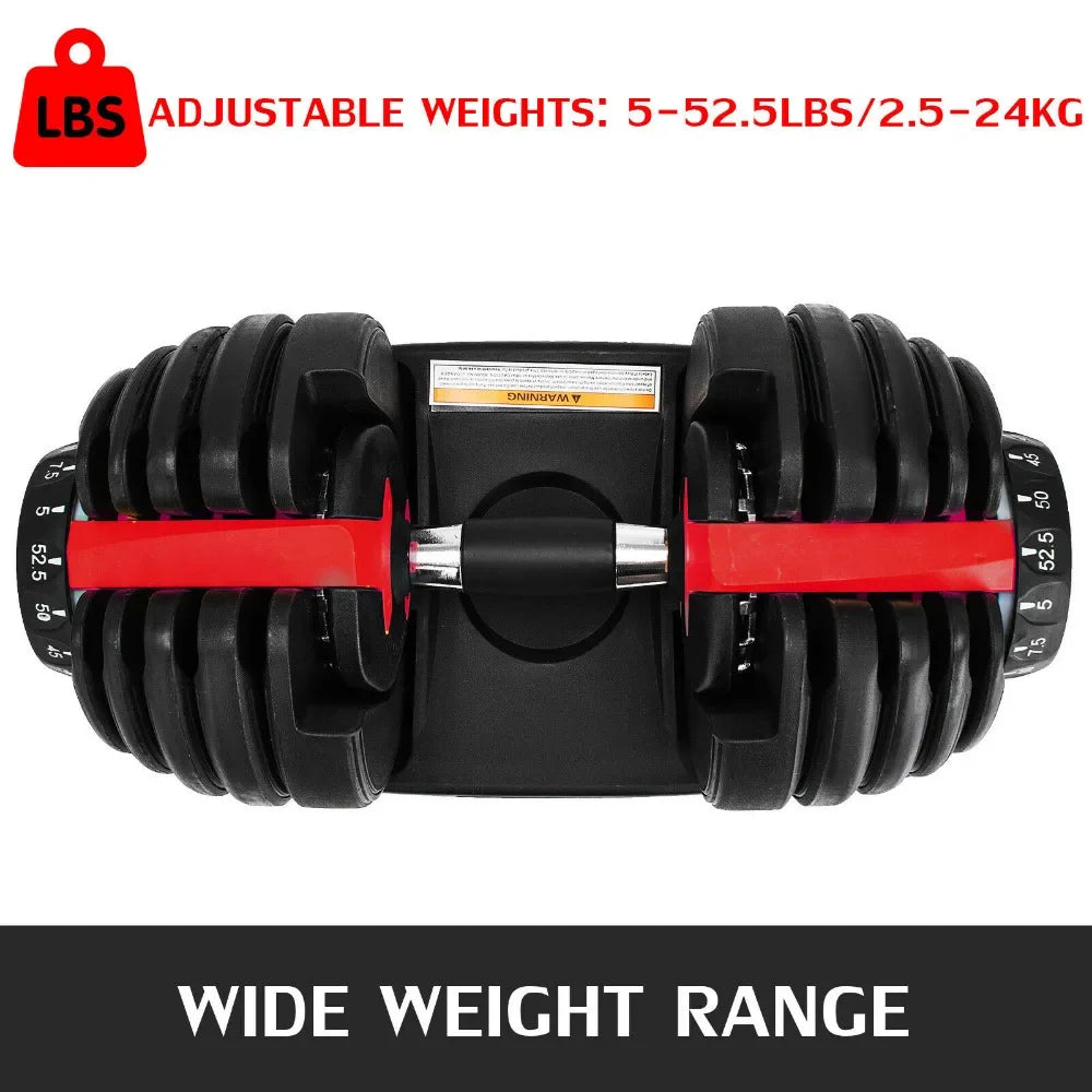 SIHAO Adjustable 52.5lbs Dumbbell Fitness Equipment Training Arm Muscles Dumbbell Free Shipping Adjustable Bumbbell Ürün ana görseli