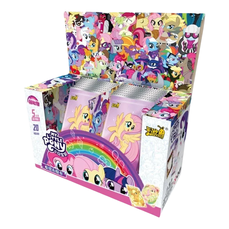KAYOU Genuine New My Little Pony Friendship Eternal Star Bag 2 Rhythm Moon AR Gilded Decoration OR Collection Card Gift