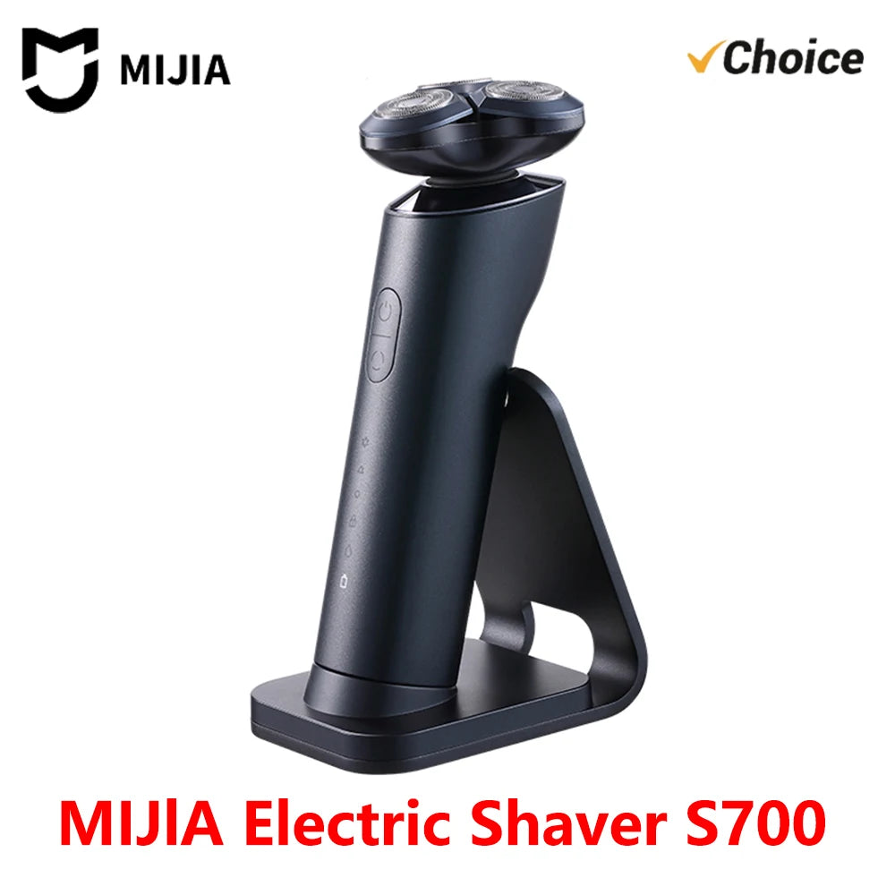 New MIJIA Electric Shaver S700 Portable Flex Razor 3 Head Shaving IPX7 Waterproof Washable Beard Trimmer Trimer Cutter 30 day Ürün ana görseli