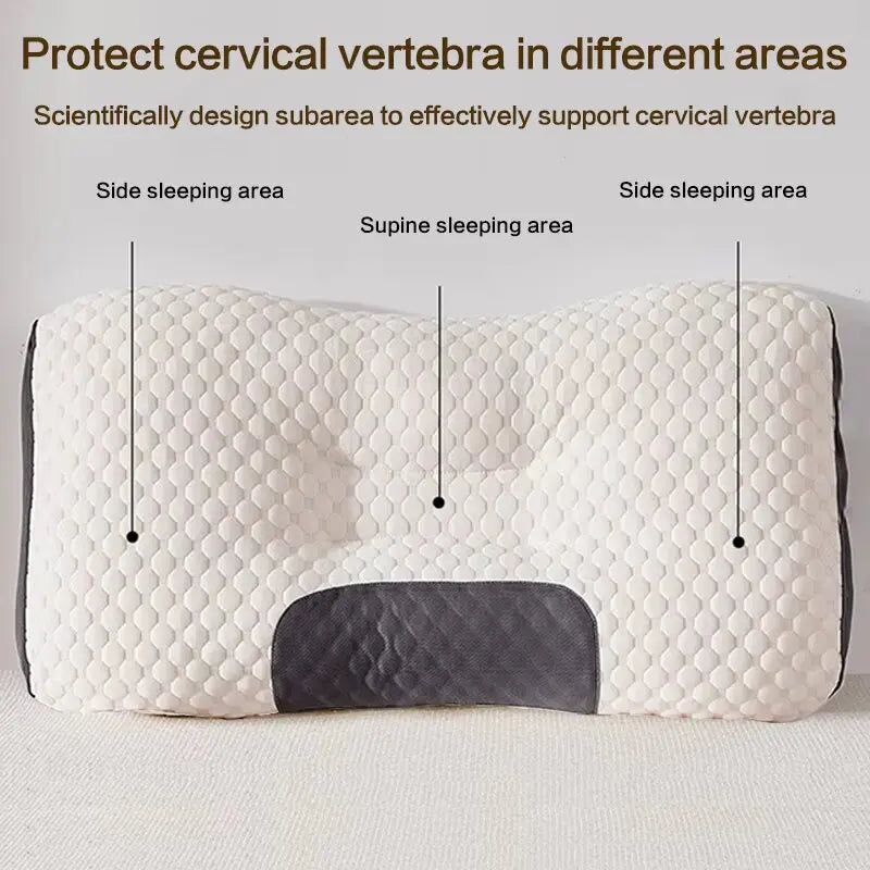 New Neck Pillow Help Sleep And Protect The Neck Cervical Orthopedic Soybean Fiber Massage Household SPA Pillow For Sleeping Secondary image