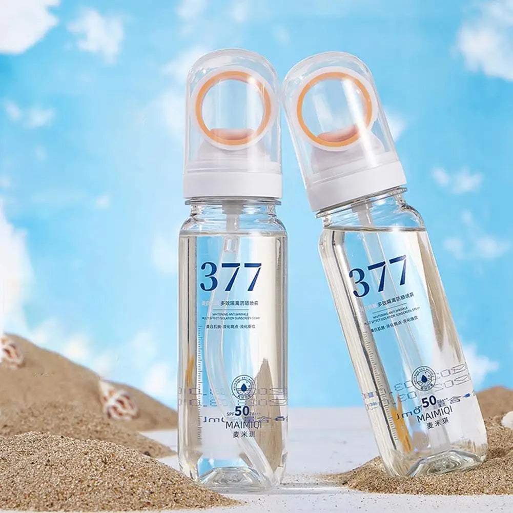 377 Sunscreen Spray SPF50+ Anti-aging Anti Wrinkle Moisturizing Whitening Sunscreen Spray Facial Body Neck Skin Care Spray 2025 Ürün ana görseli