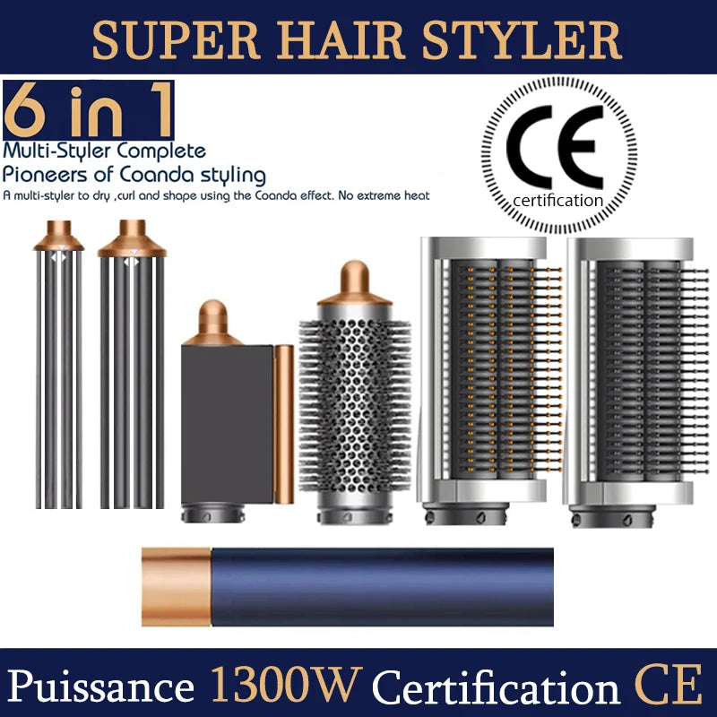 SenCiciMen X9 Multi Hair Styler Curling Iron Hair Hot Air Brush Curling Barrel Hair Dryer Salon Professional Curly Hair Styler Ürün ana görseli