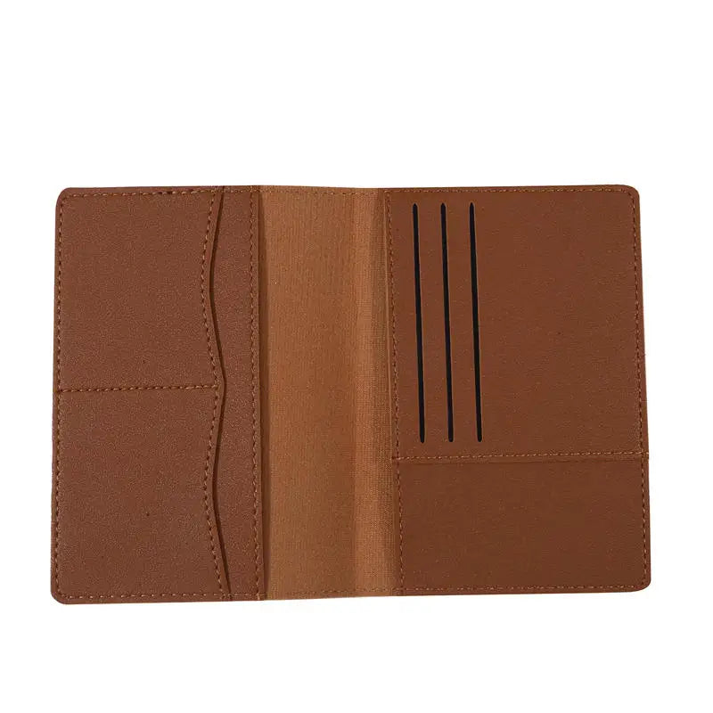 Multifunctional Document Passport Holder Protection Set Pu Leather Passport Clip Holder Travel Wallet Card Holder